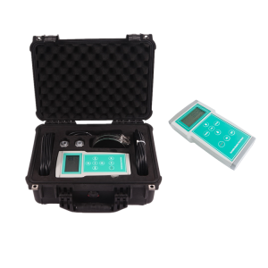 Misuratore di portata ad ultrasuoni doppler portatile con sensore ad alta temperatura da basso a 0,05 m/s