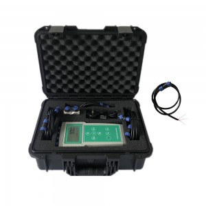 Handheld aqua digitalis ultrasonic fluere meter fibulatis on