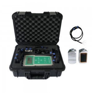 Misuratore di portata ad ultrasuoni portatile per acqua digitale portatile Misuratore di portata ad ultrasuoni per contatore dell'acqua