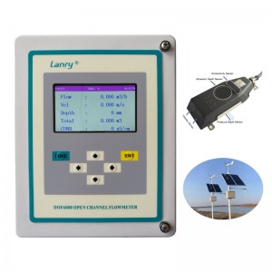 මලාපවහන ජලය විවෘත නාලිකාව Flow Meter split type doppler ultrasonic flowmeter මිල
