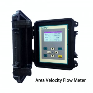 DOF6000-P Draagbare ultrasone open-kanaal flowmeter met lage stroomsnelheid van 0,02 mm/s