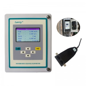 Hydrology Monitoring အတွက် Portable Flow Meter ကို ဖွင့်ထားသော Channel Ultrasonic Flowmeter