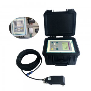 rechargeable battery portable modbus open channel flow meter