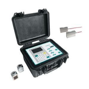 Type portable de mesure de pompe de débitmètre à ultrasons gprs