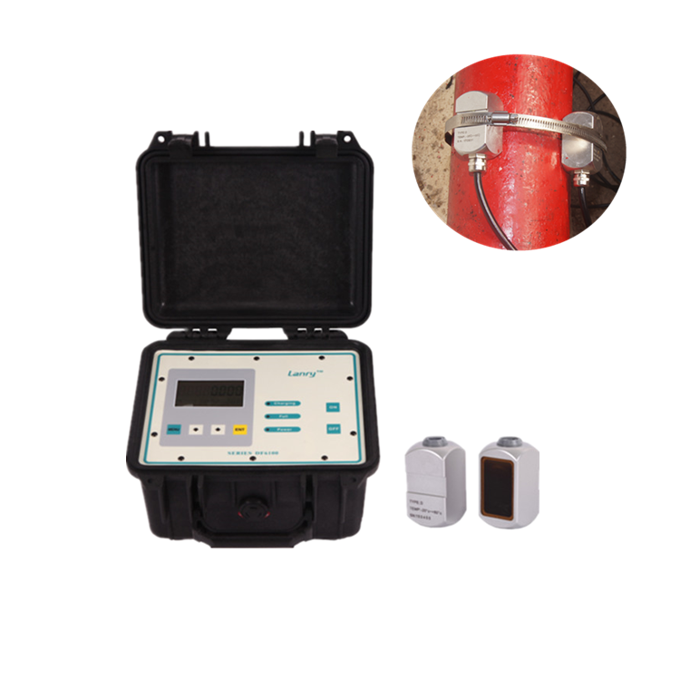 Efeito doppler do medidor de fluxo ultrassônico portátil da monitoração de fluxo do tratamento de esgoto