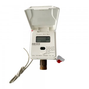Medidor de auga ultrasónico R500 de detección de temperatura da auga