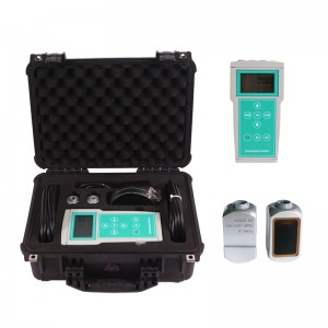 Débitmètre ultrasonique portatif pour eaux usées non invasif avec sortie OCT