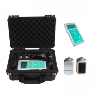 Misuratore di portata portatile con trasduttori di flusso doppler ad ultrasuoni DN40 4-20 mA per acque reflue