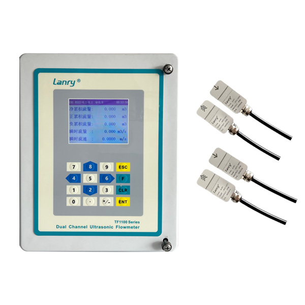 Data Logger Dual Channel Clamp-On Ultrasonic Flow Meter