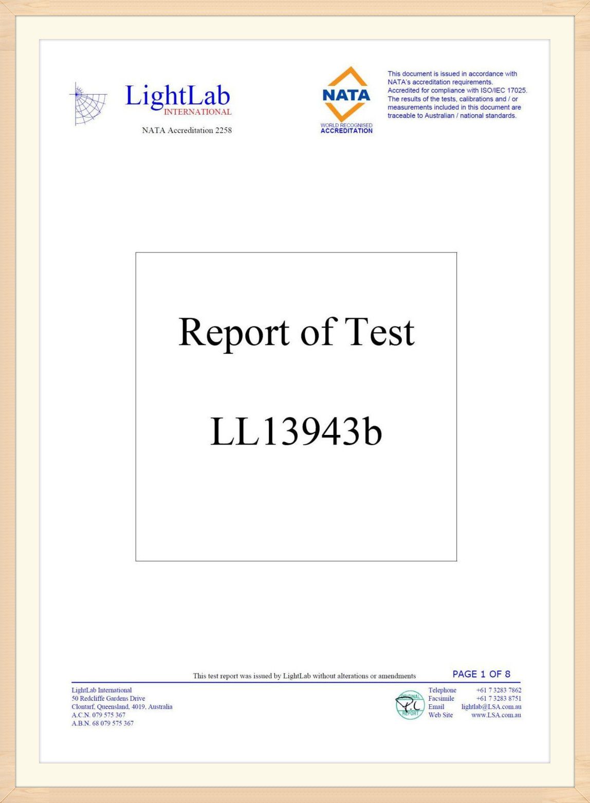 Lansing Test Report-TY2KS