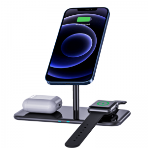 Factory Selling China 15W Qi Magsafe Car Wireless Charger for iPhone 12