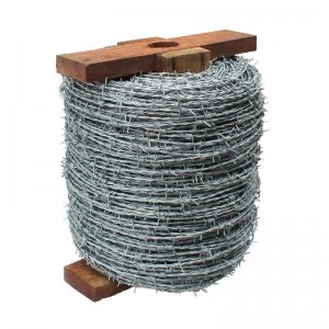 Pvc Coated 4 Point Barbed Barb Wire double reverse twisted barbed wire