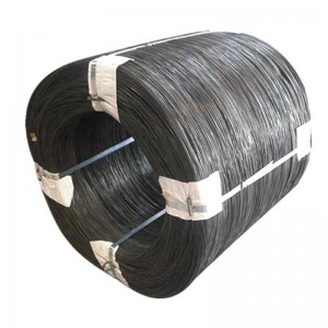 Alambre blando, alambre de hierro de unión recocido negro, alambre de amarre negro en rollo grande