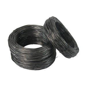 Dubbel svart glödgat tvinnad bindande tråd Twist Tie Tråd Ståltråd för byggnad
