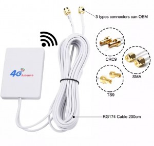 WiFi Mobilt Hotspot Trådløs Ekstern 3G/4G Mimo til router