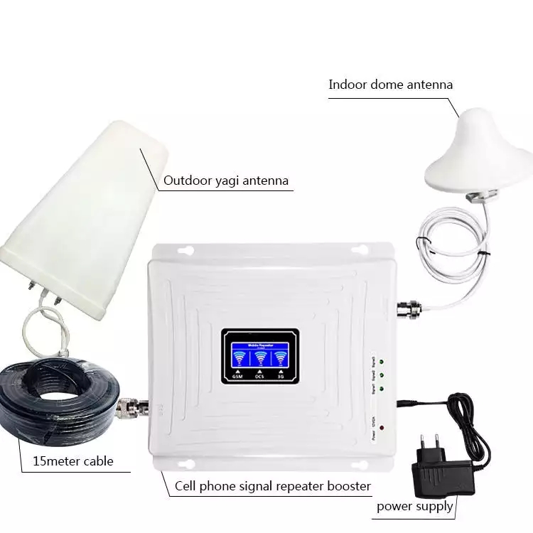 Dual-band Triband Amplifier Mobiltelefon 3g 4g Signal Booster Repeater