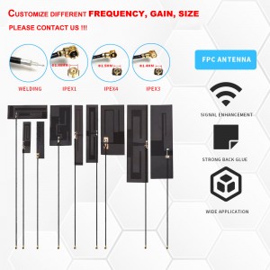 2400-4900 Mhz Built-In GSM Foldable FPC Antena Internal