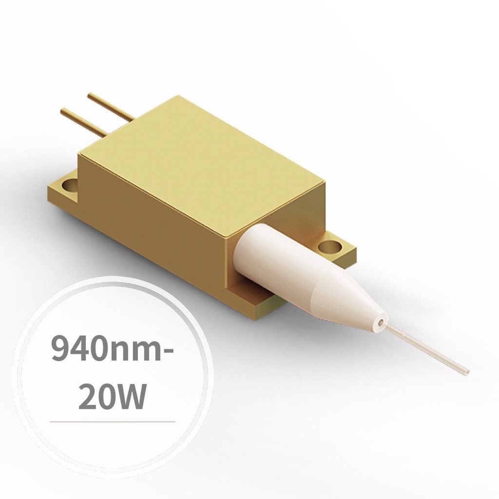 Laser à diode couplé à la fibre de 940 nm avec une puissance de sortie de 20 W