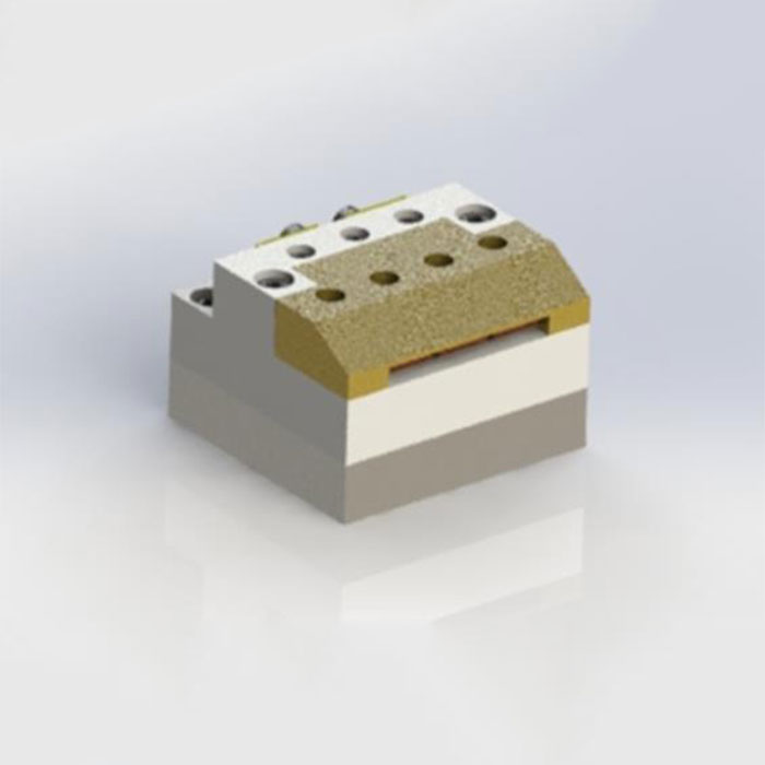 Mikro kanalli sovutilgan gorizontal stack AM seriyali diodli lazer