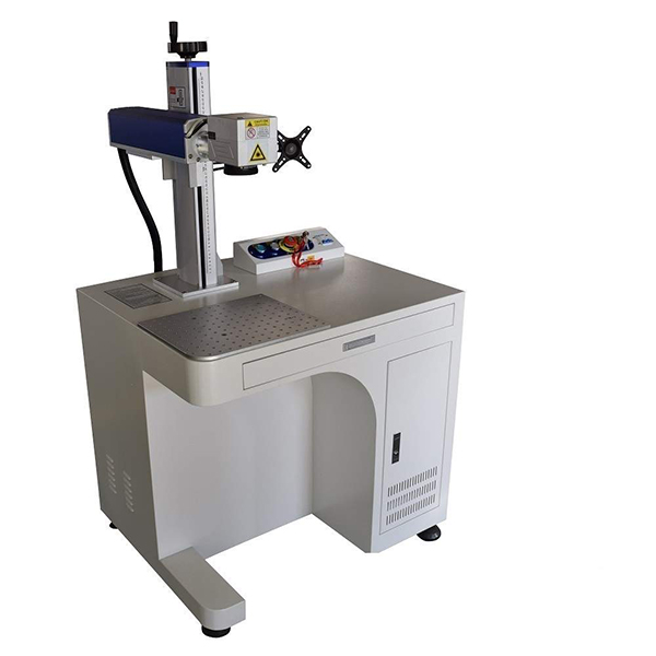 Raycus 30W Cabinet Fiber Laser Marking Machine EZ Cad FDA Certified for Metal