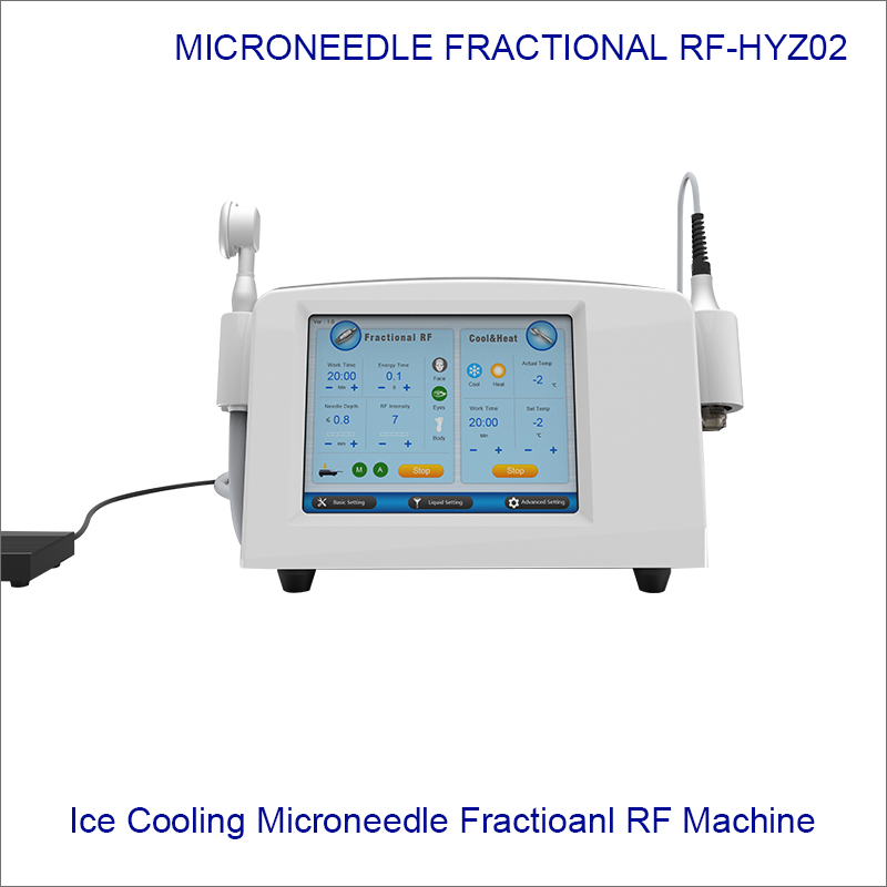 Portable fractional microneedle RF face lifting wrinkle removal machine HYZ02