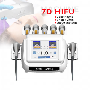 2022 Najnovija bezbolna Smas 7D Hifu mašina za mršavljenje tijela i lica prijenosna 7d HIFU mašina za uklanjanje nabora