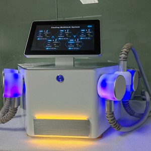 2022 Asalka Qabow Kulul EMS kiryotherapy Cryoslimming Dufan Gubashada Cellulite Yaraynta Cryo Pads Slimming Cryoskin 4.0 Machine