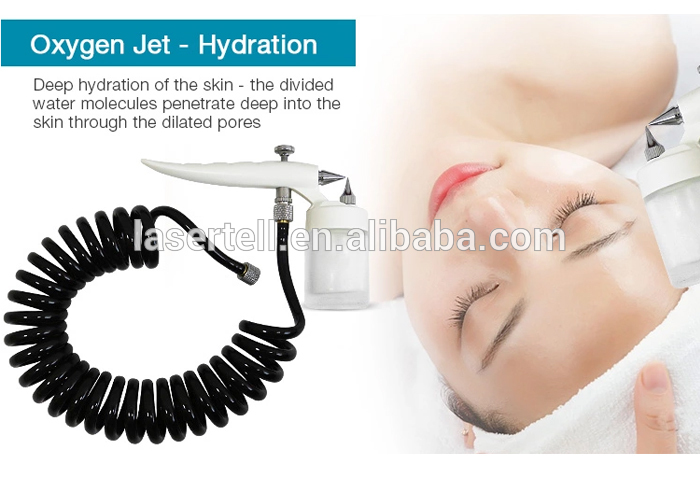 6 in 1 H2O2 hydron oxyggen geenerator skin cleaning machine hydro microdermabrasion facial machine