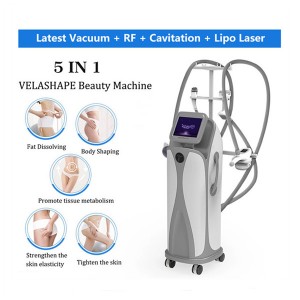Multifunctional cavitation slimming vacuum rf roller massage beauty machine for body shaping