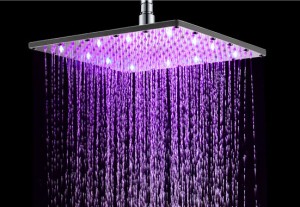 sus304 LED top shower