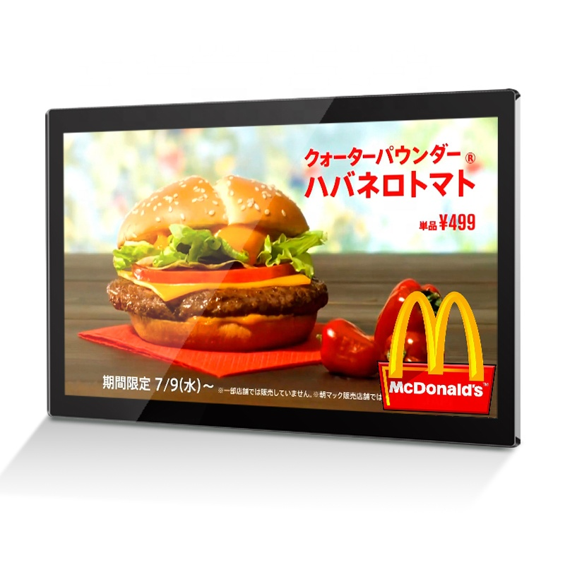 32,43,49,55 inch wall mounted touch screen android video advertising player open frame display monitor Featured Image