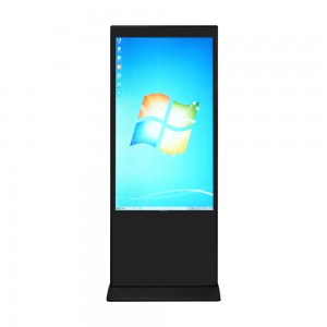 Floor standing 55 Inch Infrared touch screen kiosk LCD digital signage advertising display kiosk with android windows OS WIFI RJ45 3G/4G/5G
