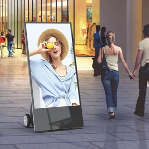 New Arrival 43 Inch Battery Powered Portable Outdoor Digital Signage And Display