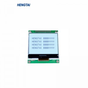 12864 FSTN positive transflective 6 oclock graphic LCD monochrome display module 3 LED COG IC ST7565P