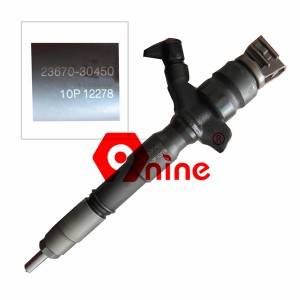 Toyota 1KD Common Rail Injector 23670-30080 095000-5740 Nws Pib Qhov Chaw Injector Sprayer 23670-30080
