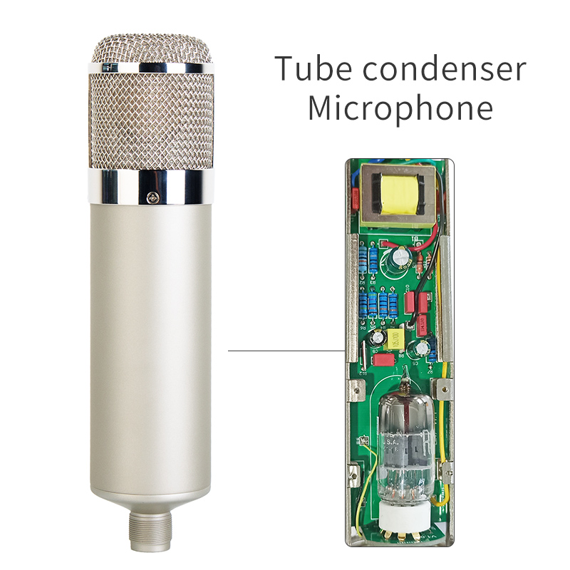 Micròfonu à condensatore di tubu EM280 per studio