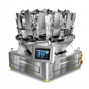 Modular Actuator Intelligent Computerized 14 heads Multihead Weigher សម្រាប់ផលិតផលអាហារ