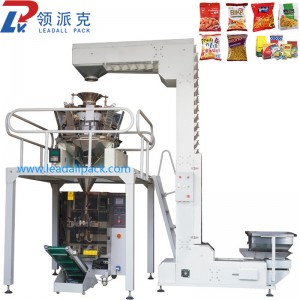 Full Automatic Vffs , Dry Fruit Candy Peanut Green Bean Forming Filling and Packing Automatic Machine with Multihead Weigher Vffs Packing Machine