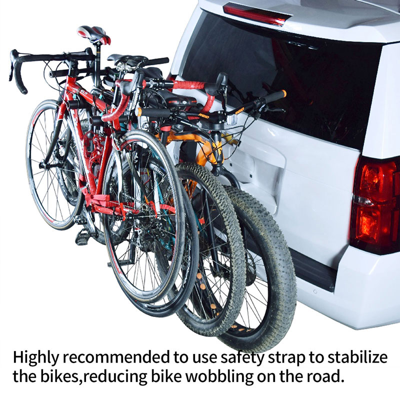 2 Bikes and 4 Bikes Foldable Mast Style Hitch Mounted Bicycle Carrier Racks for Minivans Trucks
