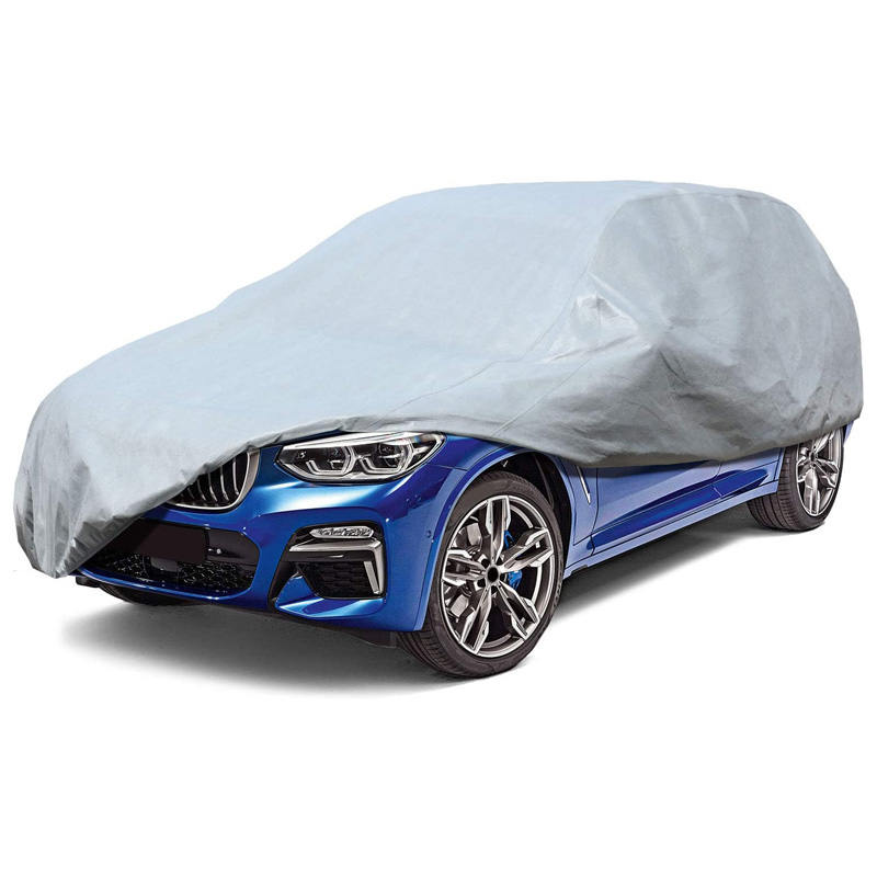 Leader Accessories Mid Grade Car Cover 100% Dustproof UV Ray Resistant Outdoor Use Sedan Cover Length Up to 264 