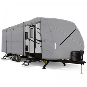 Leader Accessories 4-ply durable windproof Travel Trailer RV Cover