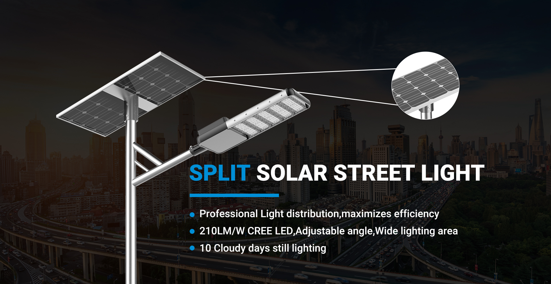 Separate Solar Street Light