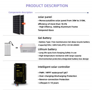 Proveedor chinés de alta potencia 80w 100w 120w todo en dous farolas solares