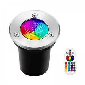 RGB Well Lights Remote Control Outdoor Waterproof Color Changing Ground Lights – LIGHT SUN