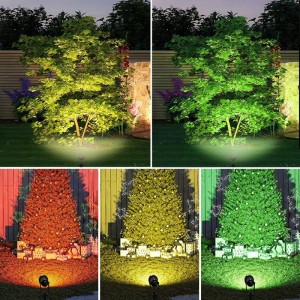 Smart Landscape Lighting RGB Color Changing WiFi APP Voice Control Outdoor Waterproof