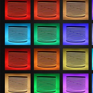12V RGB Led neon flex Αδιάβροχο IP67 LED Neon Flex Light Kit