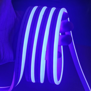 Tira de llums de neó blau, tallable flexible, connectable, decoració interior exterior