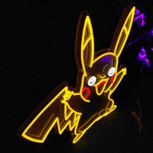 Anime neon sign hands cartoon 2