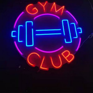 GYM Club neon sign නිදන කාමරය gym4