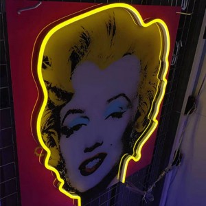 Marilyn Monroe muurschildering n2